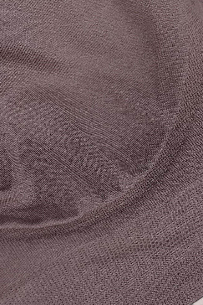 MODUS Sculpt Contour Bra in mauve, made of nylon and elastane, featuring seamless technology and adjustable straps.