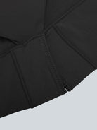 www.modusactive.com black high-waisted shaping shorts with seamless bonding and anti-slip fabric.